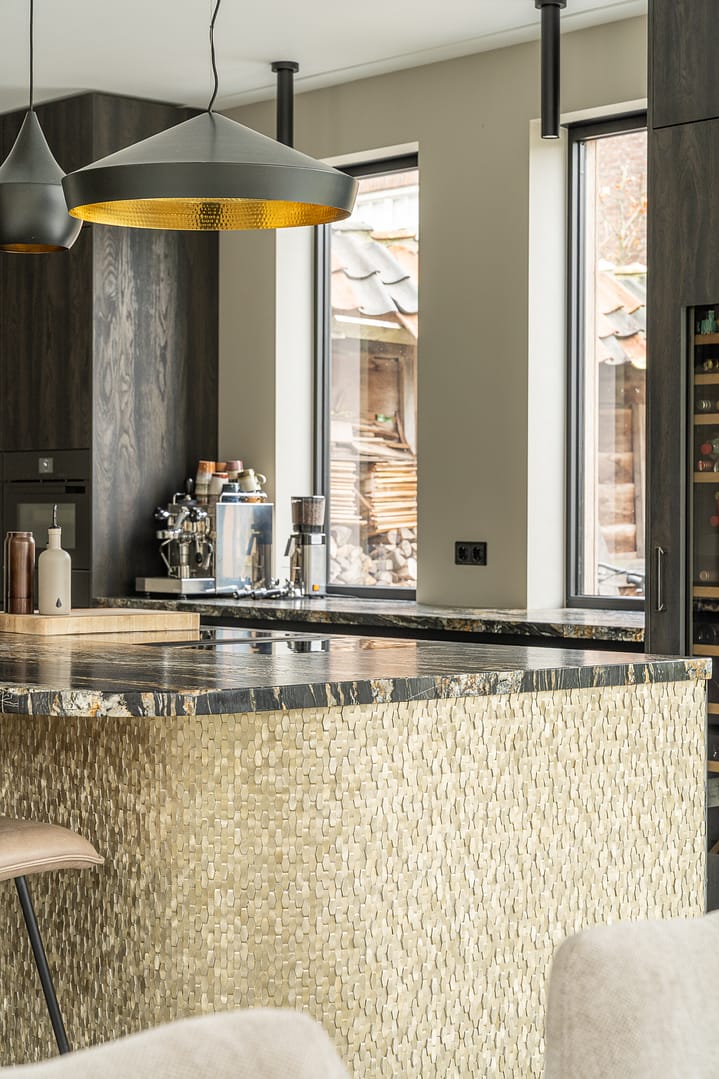 Keuken en interieur fotografie met groene accenten